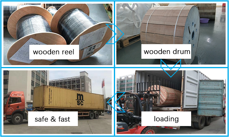 100m Span Fiber Optic ADSS Cable 48 Core Aerial With Double Jacket