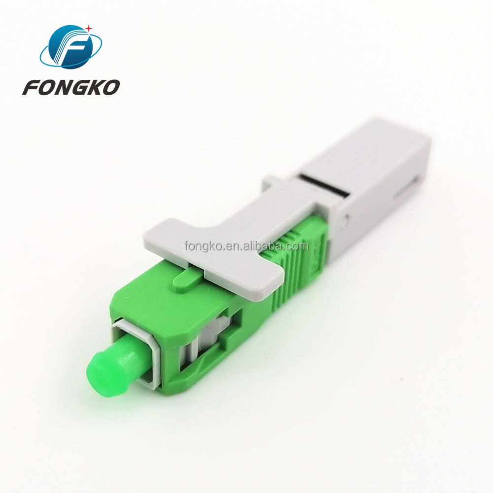 Quick Field Assembly Fiber Optic Fast Connector FTTH SC APC
