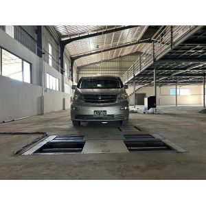  Vehicle Test Line Combo Roller 4 In 1 Vehicle Test Line Set Roller brake tester with axle load sideslip tester Suspension test Manufactures