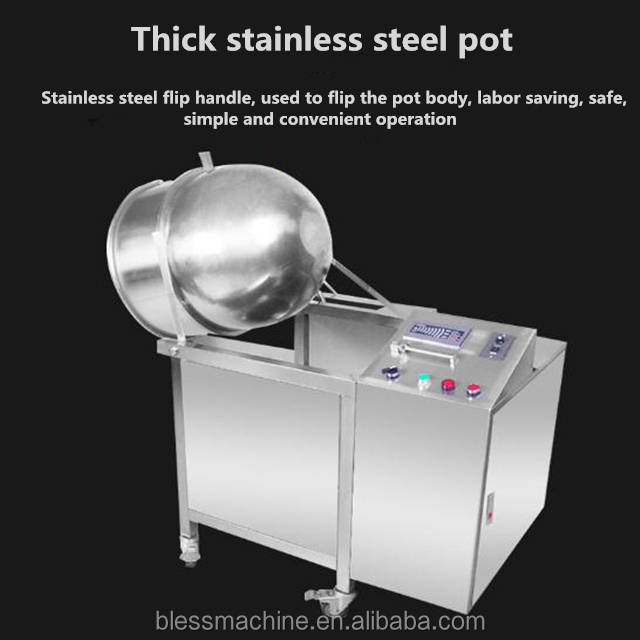 80 KG Electromagnetic Heating Corn/Rice Popcorn Processing Machine for and Efficiency