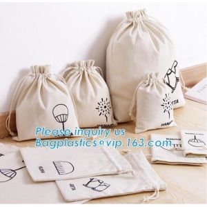 China OEM Organic Cotton Drawstring Bag,Custom design Eco Friendly printing canvas cotton drawstring bag,Muslin Drawstring Bag on sale