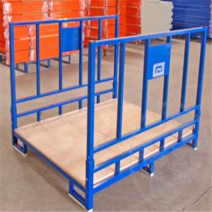  Q235 Stackable Pallet Cage Industries Metal Mesh Storage Containers Manufactures