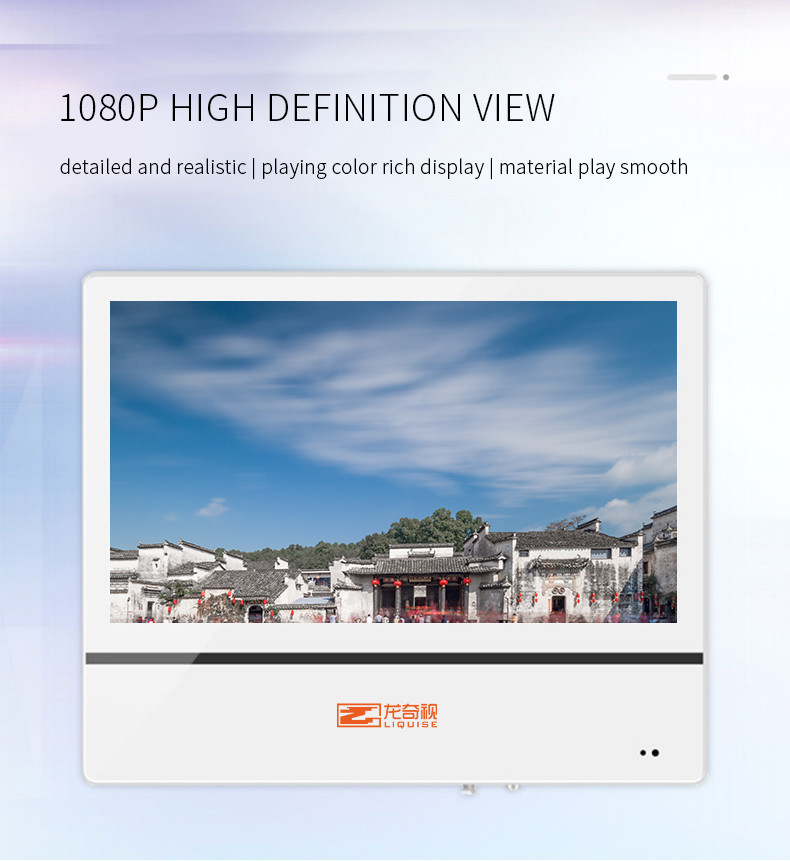 49 55 65 Inch Wall Mounted Advertising Display Android 7.1