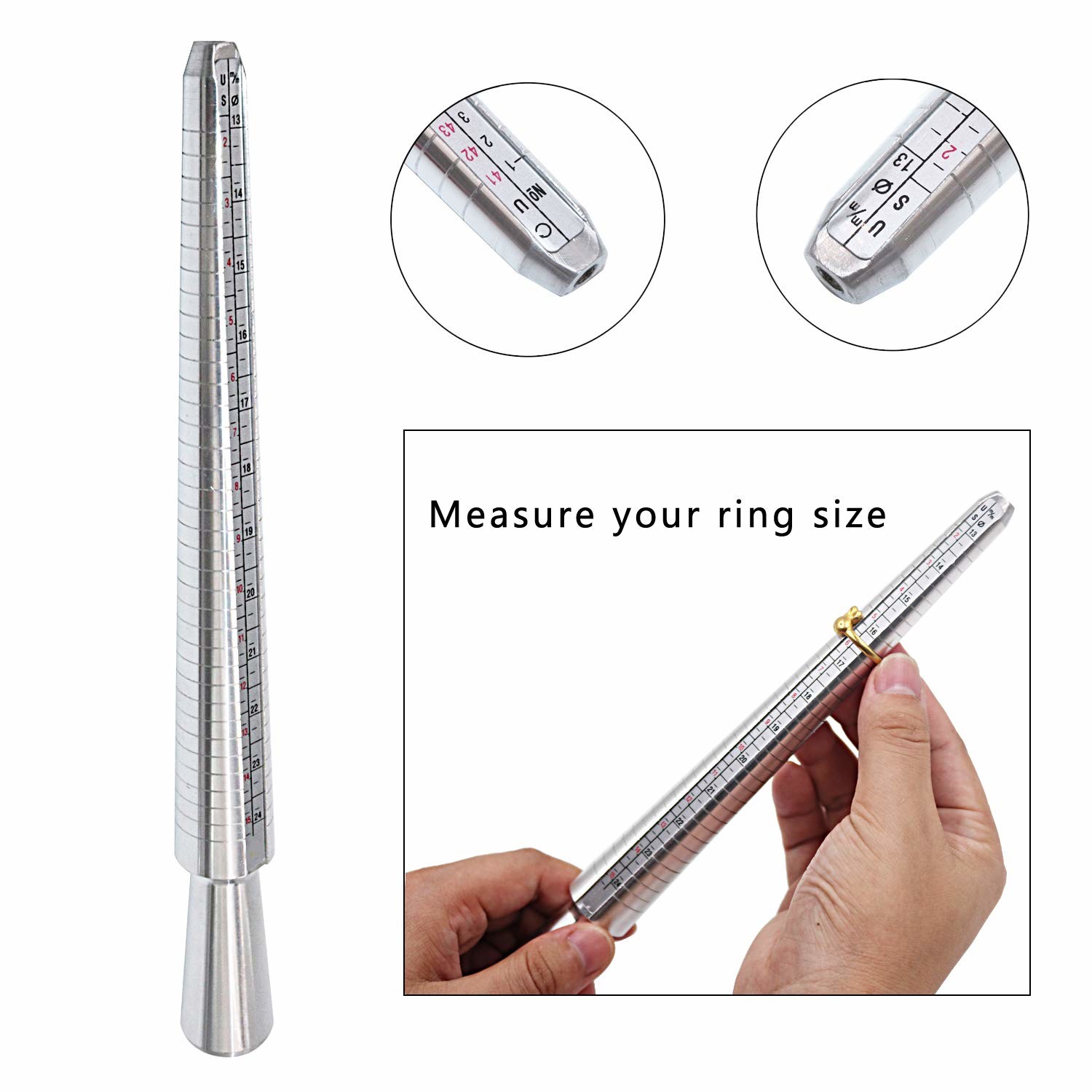 Ring Sizer Measuring Tool Set Jewelry Process Diy Accessories
