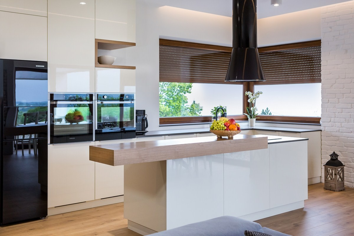High Gloss Lacquer Plywood Carcass Full Modern Kitchen Cabinet A Must-Have for Your Hom