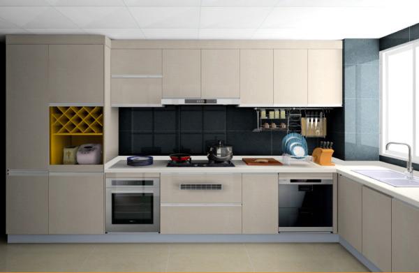ISO14001 Customized Luxury Laminate Kitchen Cabinet Set Acrylic White Kitchen
