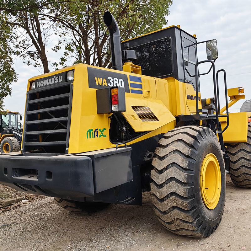 2nd Hand Front End Wheel 380 Komatsu Loader 16 Ton Hydraulic