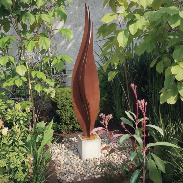 Rusty Weathering Metal Art Abstract Sculpture Modern Corten Steel Welding