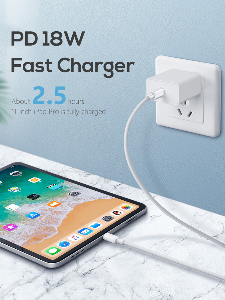 Phone Electric Usb C 18w 20w 9v Usb PD Wall Charger