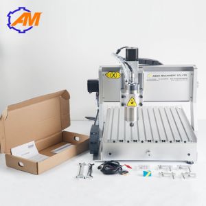  On sale mini metal cnc engraving copper machine Small 4th axis 3040 cnc router machine with usb port Manufactures