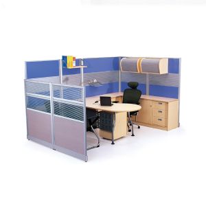 China High Office Partition Cubicle Private Staff Modular Workstation System on sale