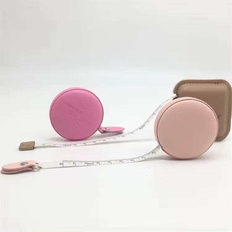 Promotional Leather New Launched Portable Leather Measuring Tape 60-Inch150cm Tape Measure
