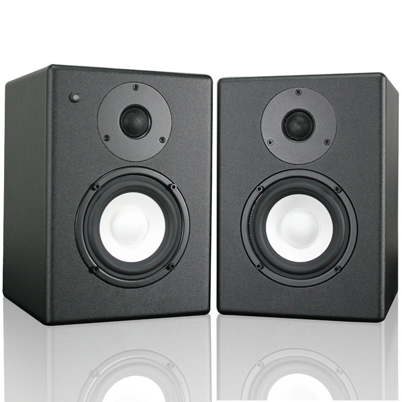 OEM Home Studio Monitor Speaker HiFi Monitor Loudspeakers Wooden Enclosure Pair Speakers