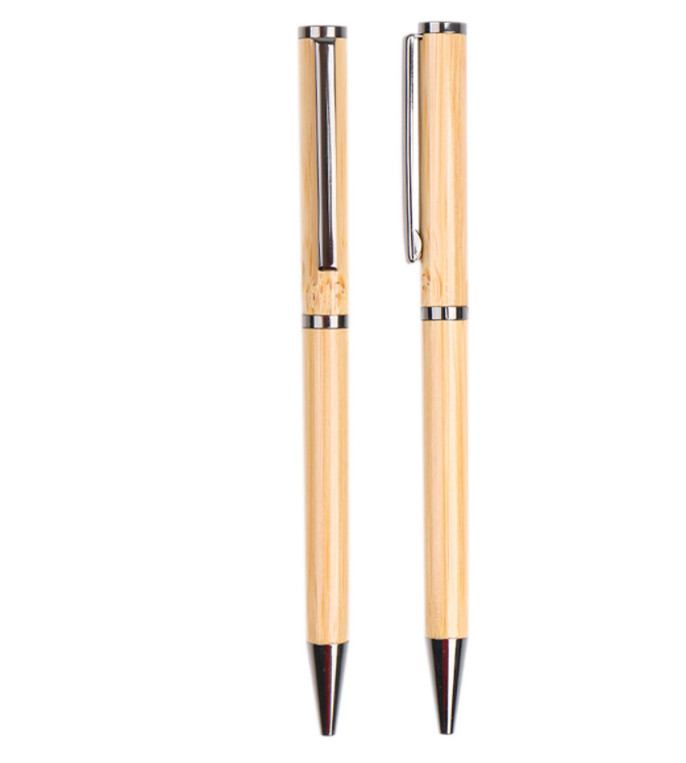 Environmentally friendly pen bamboo advertising pens with gift box,bamboo pen with laser logo