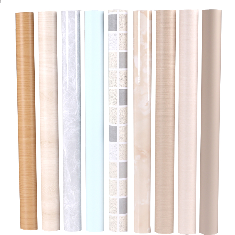 Anti Virus White Wood Grain Wallpaper Healthy Film Peel Stick Wallpaper