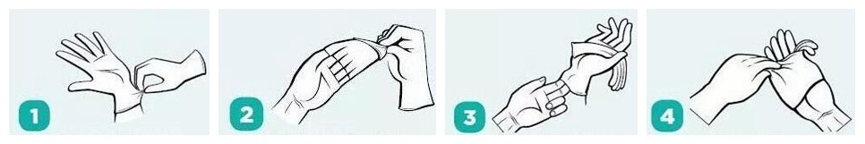 Lightweight Non Sterile Disposable PVC Exam Gloves