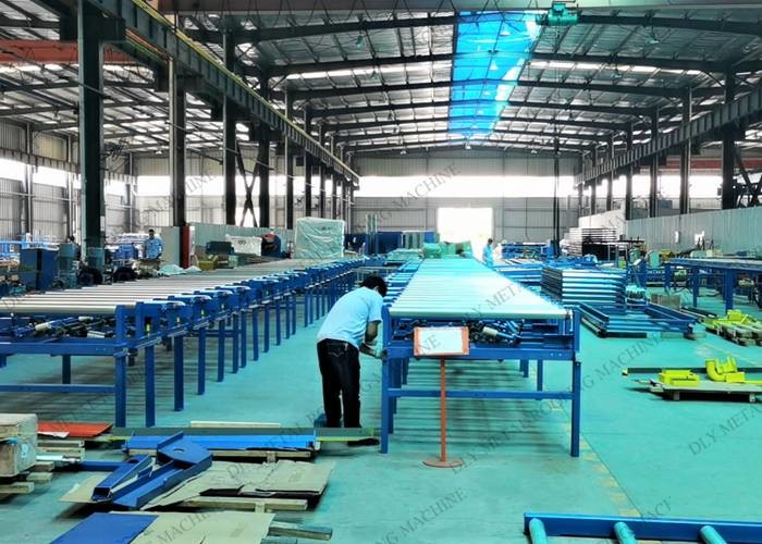16m Metal Roof Panel Machine 300kw Rock Wool Sandwich Panel Machine