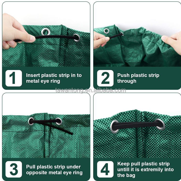 Collapsible Garden Waste Bags Heavy Duty Waste Lawn Pool Yard Leaf Bag Season Winter