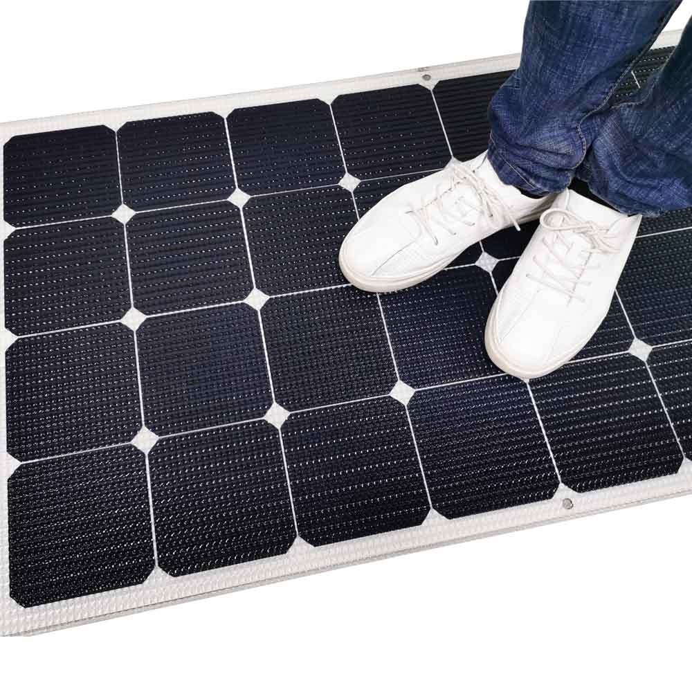 IBC 100w Walkable Solar Panel Anti Slippery Flexible Solar Panels For Boats rv yacht AHONY solar manufacturer wholesale