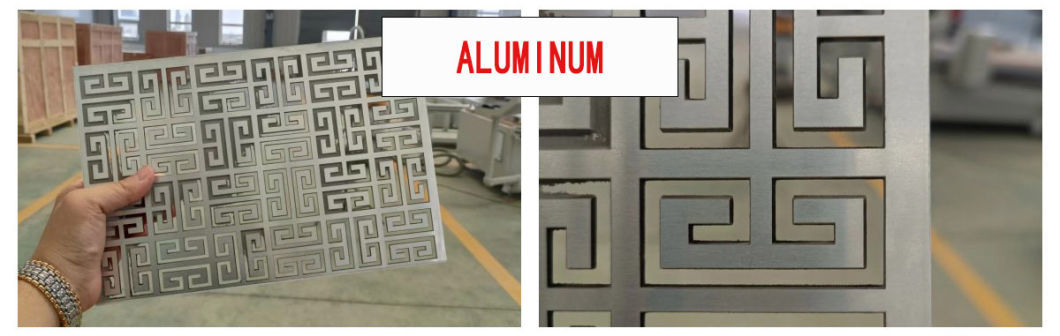 Laser Engraving Machine on Aluminium Metal Etching 0.5mm Deep Fast Speed