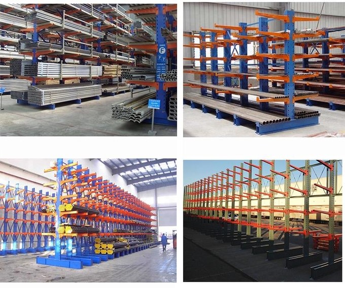 Steel Industrial Cantilever Storage Racks Systems SGS ISO