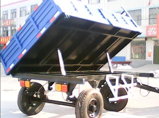 13 Ton Capacity Axle Small Mini Tractor Trailer for Walking Tractor