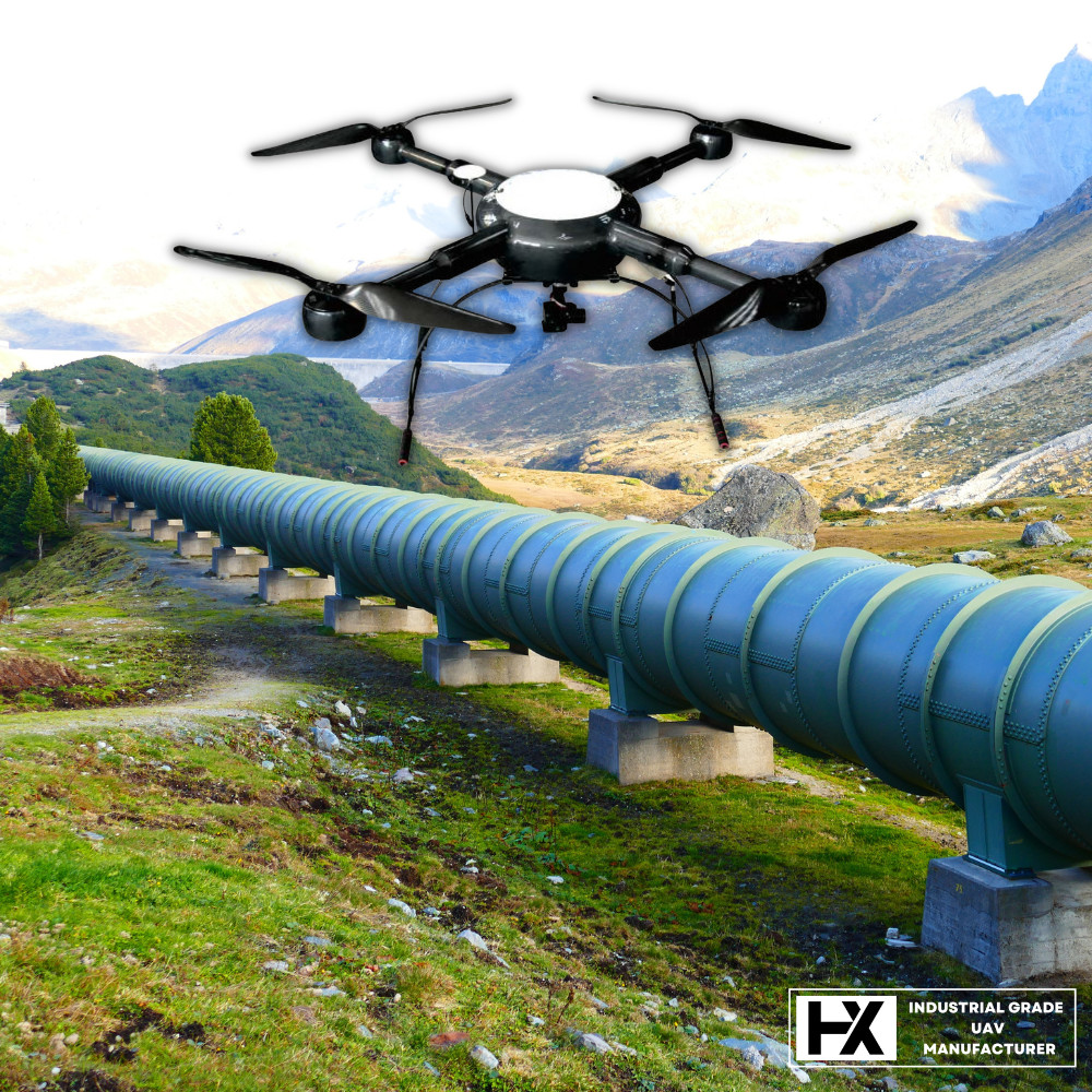 HXFJ-4 4000m Altitude 4 Axis Security UAV Thermal Search And Rescue Drone