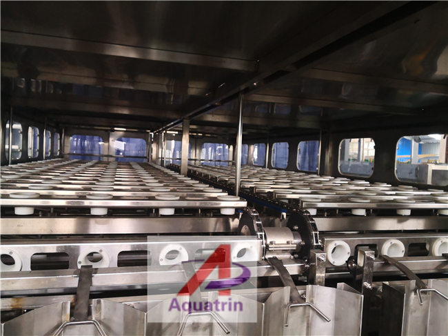 QGF-600 SUS316 5 Gallon Water Filling Machine 32KW Stainless Steel