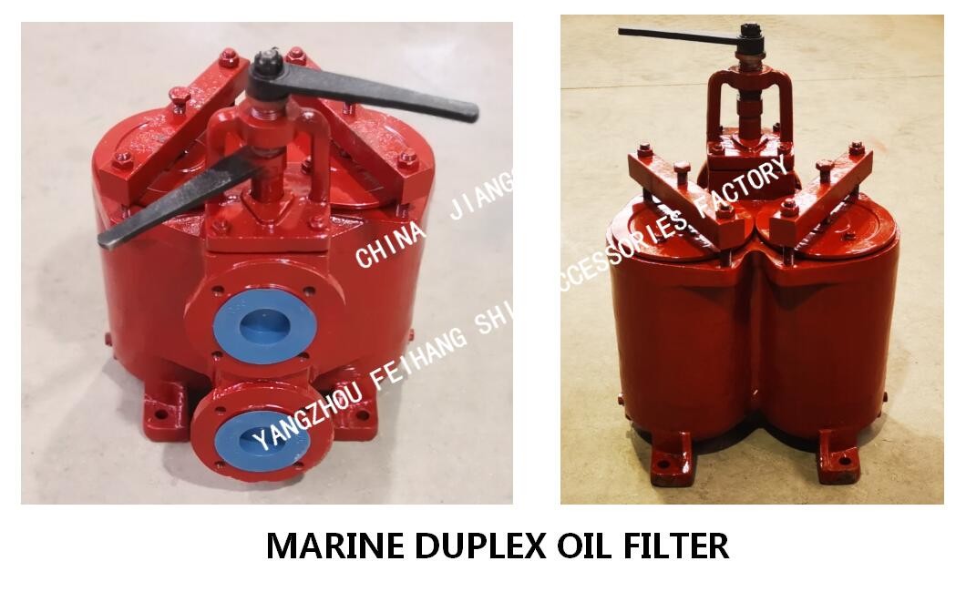 DUPLEX CRUDE OIL FILTER FOR FUEL OIL SEPARATOR EXPORT MODEL:FH-40A F7224