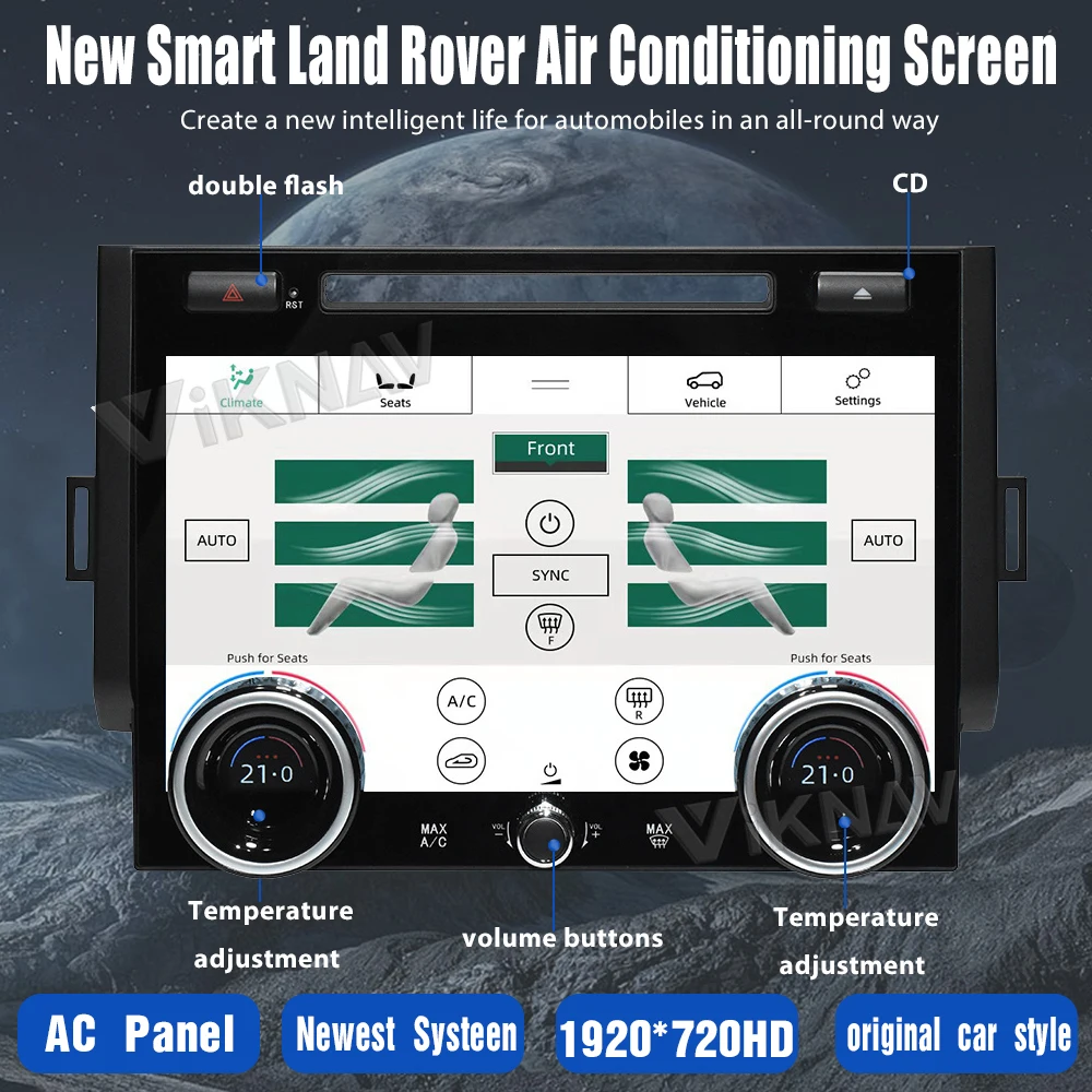 1 Land Rover Range Rover Sport L494 Auto Car AC Control Panel LCD Climate 2013-2017