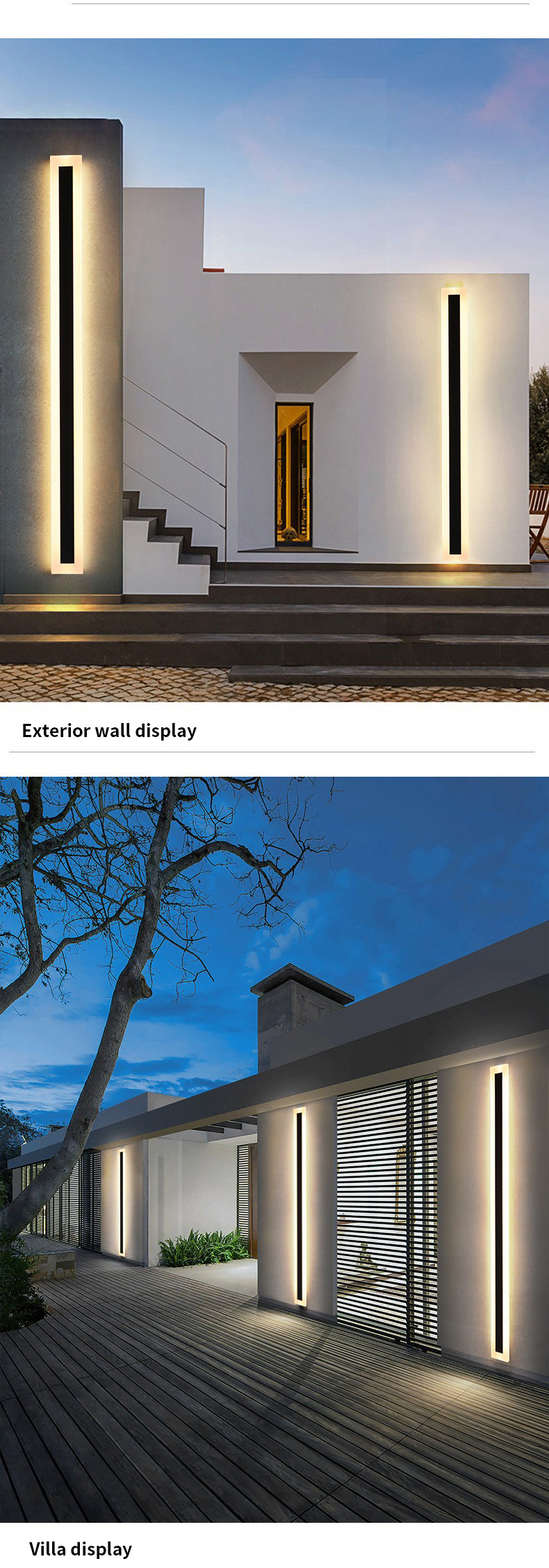 12 Volt Outdoor Waterproof LED Wall Lights For Room 9w 24w 30w 45w 60w 70w