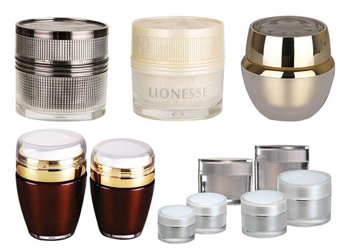 Wholesale High Quality Cosmetic Cream Jars Diamond Shape Plastic Acrylic Container Packaging 30g 50g Empty Jar Cosmetic