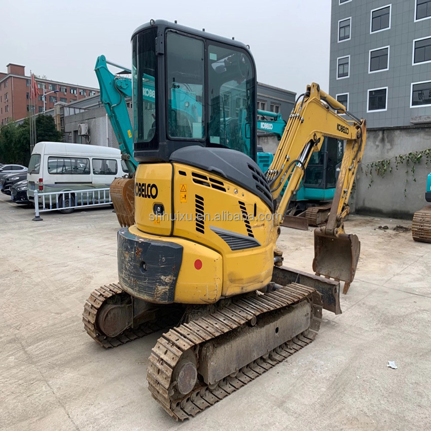 mini digging machine used kobelco35sr/low price kobelco 35 on sale