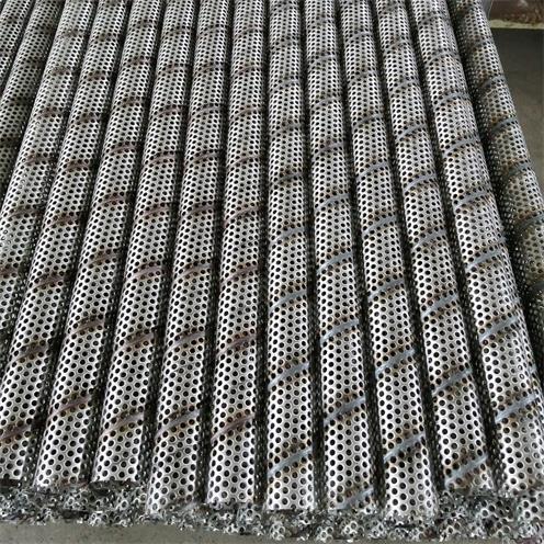 304 SS Corrugated Melt Stainless Steel Filter Element Welded Perforated Center