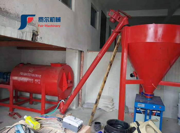 Wall Putty / Dry Mortar Mixer Machine Tile Adhesive Waterproof 2-10 T Per Hour