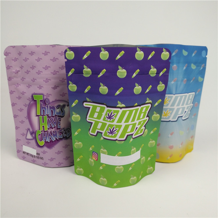 Stoner Patch Dummies Mylar Packaging Bags Digital Printing CMYK