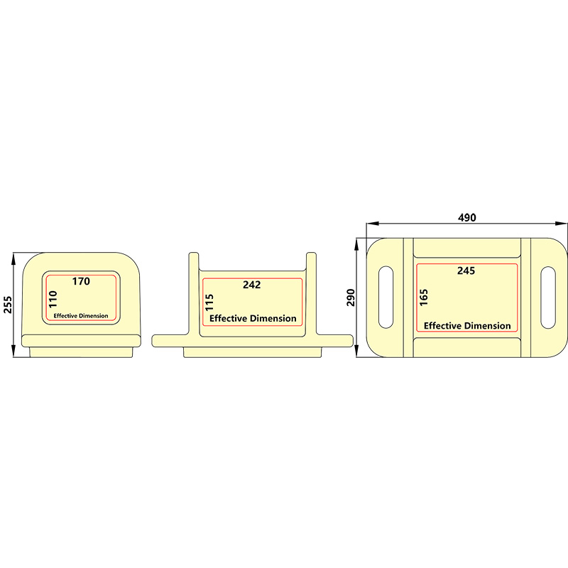 Syntax MS8 Single Phase 16A HDPE Portable Distribution Box IP67 With Extension Cable 1 Meter With Handle 490x290x255mm