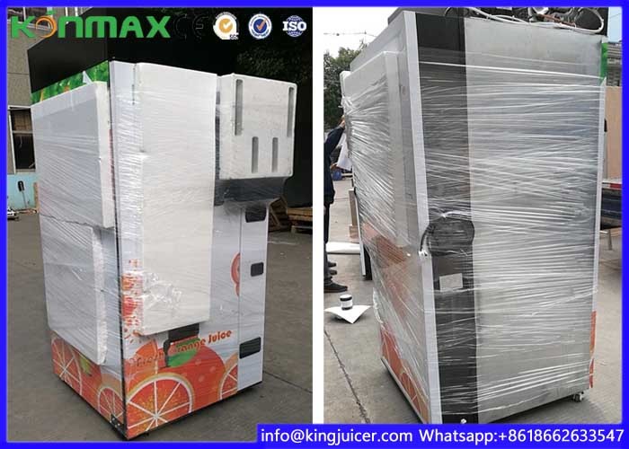 Industrial Fresh Squeezed Orange Juice Vending Machine With Ozone Sterilazation