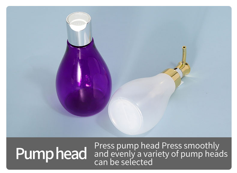 150ml 160ml PET Empty Bottle Purple Refillable Plastic Bottle Cosmetic