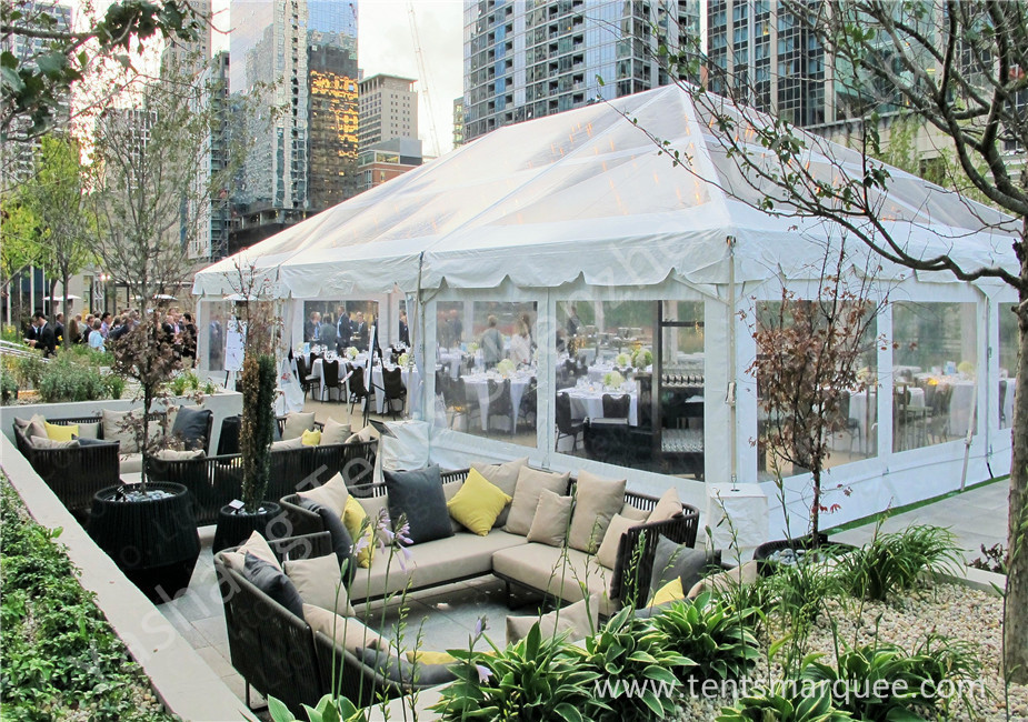 Clear PVC Fabric Top Aluminum Alloy Outdoor Luxury Wedding Tents