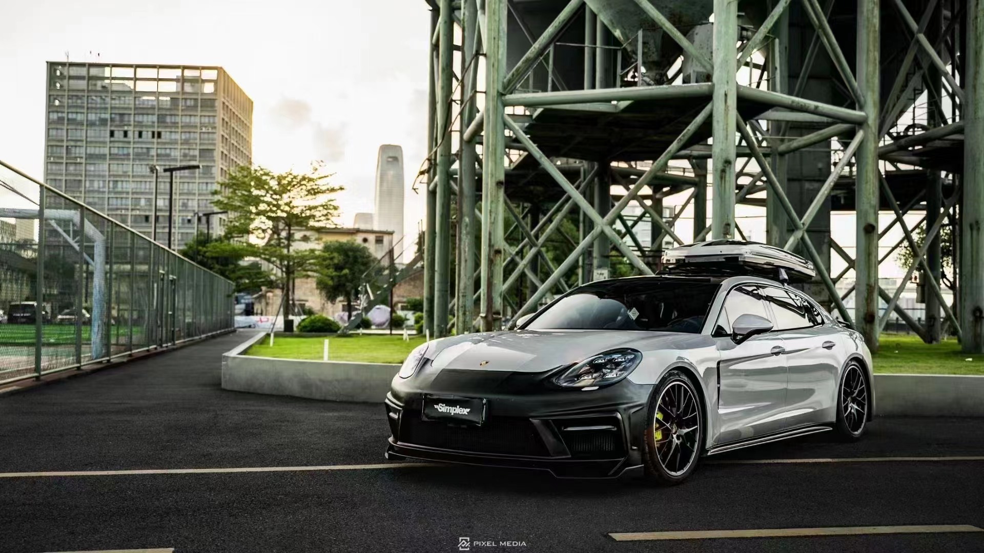 For Porsche Palamela 971 Body Kit 971 Upgraded ATR Style Front and Rear Bumper Side Skirt Body Kit