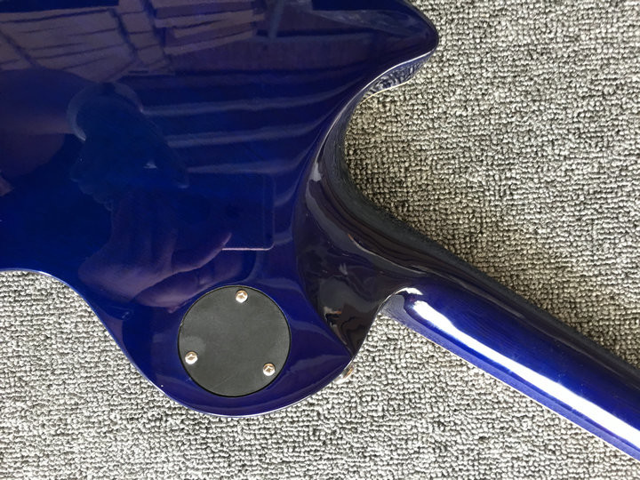 2017 New + guitar factory + Chibson LP custom electric guitar blue flame maple top LP custom 1959 guitar Free Shipping L