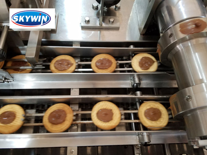 New Condition High Speed Auto Biscuit Sandwich Machine PLC Controlled