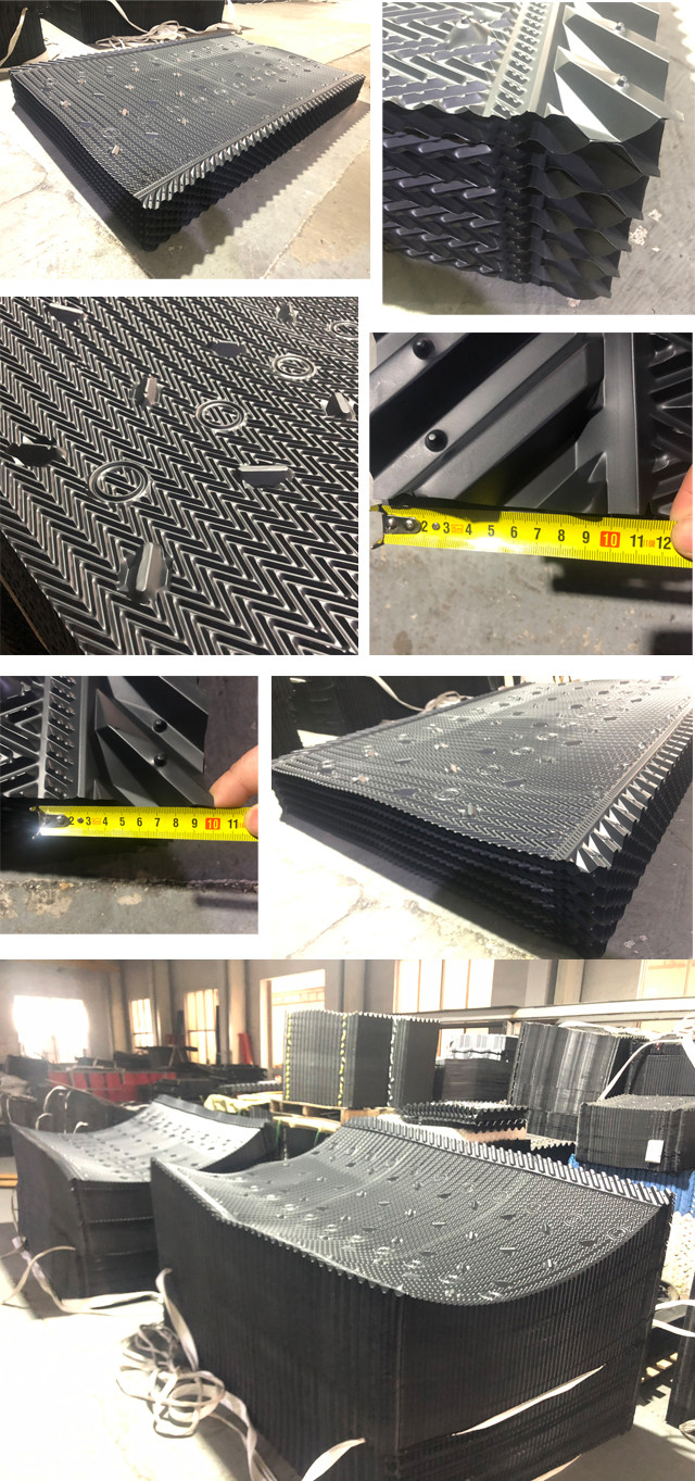 915mm 1220mm 1520mm Film Fill Cooling Tower PVC Fills Price 0.32-0.6mm
