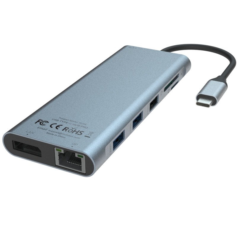 Macbook Pro USB-A Adapter Hdmi Usb C With Plug And Play 5V/1A Power Output