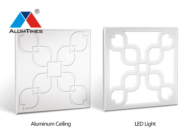 Moisture Proof Clip In Ceiling , Aluminum Ceiling Panel Fireproof