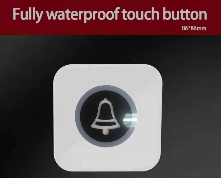 blue light touch emergency call button and sound and light out door alarm siren with strobe