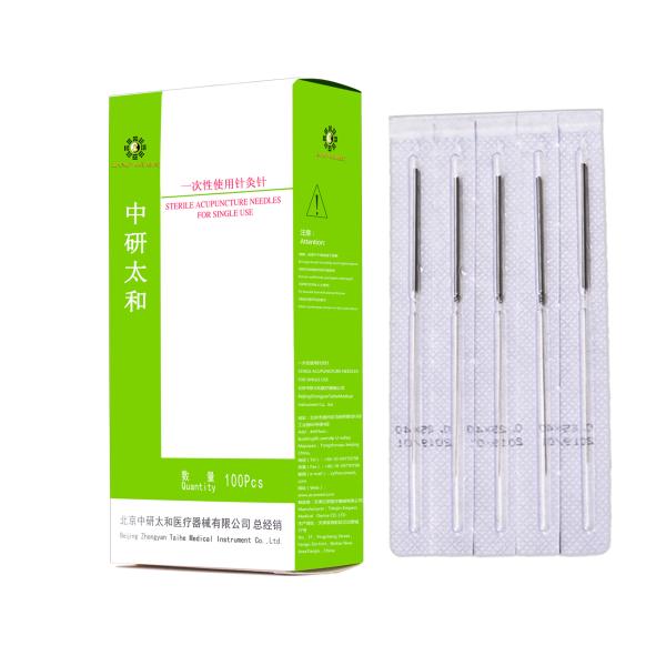 Dialysis Stainless Steel Acupuncture Needles Disposable Sujok Acupuncture
