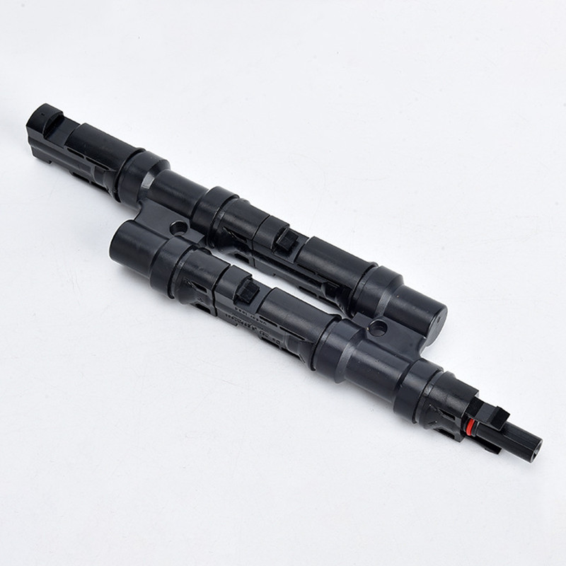 PPO PV-MDY3 ip67 1000v 30a UL94-V0 Solar Photovoltaic T-Connector