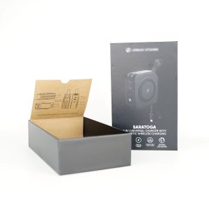 Customized Color Recyclable Lid and Base Boxes Electronics Products Wireless